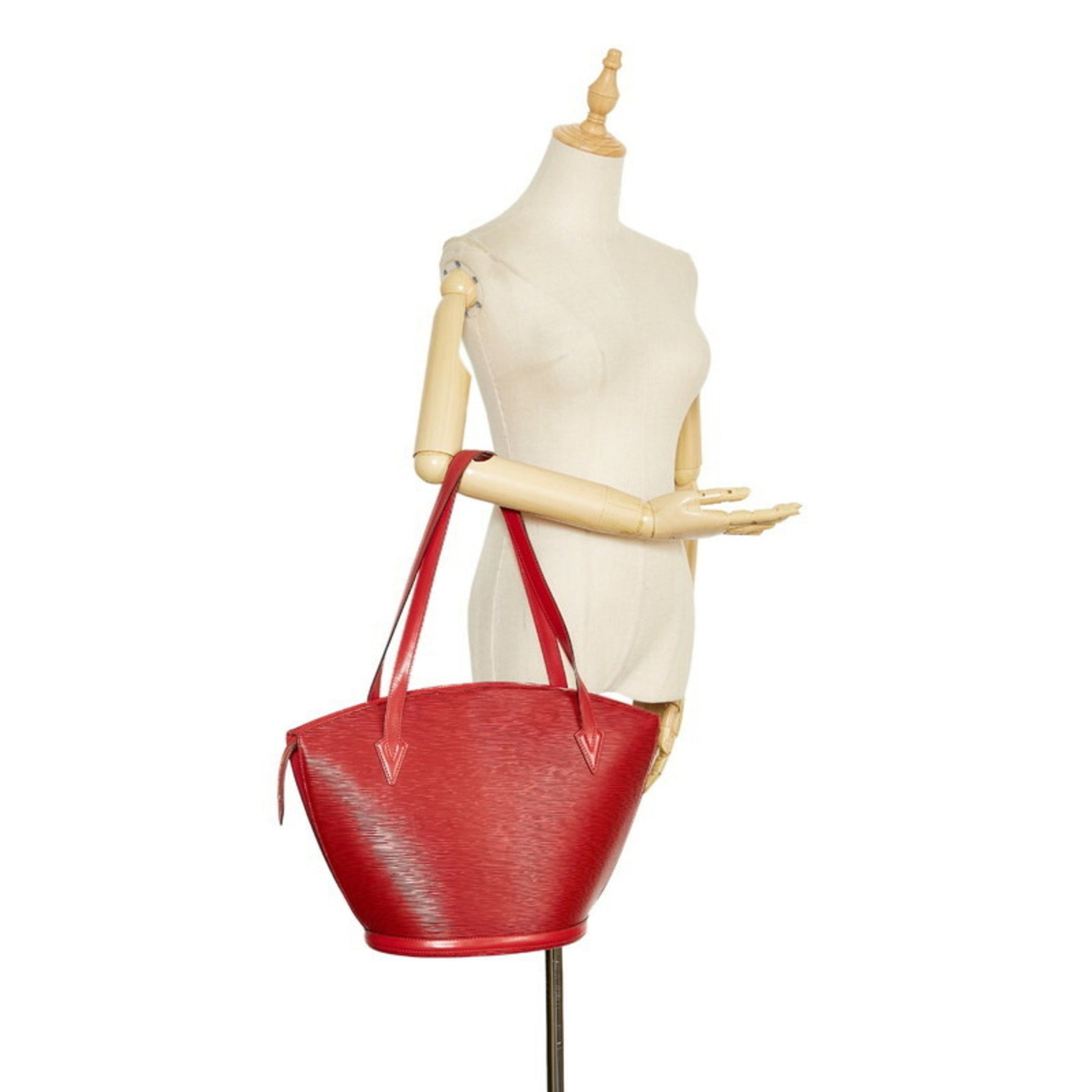 Louis Vuitton Epi Saint Jacques Shopping M52267 Women's Shoulder Bag  Castilian Red