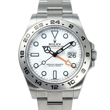 ROLEX Explorer II 216570 White Dial Watch Men's