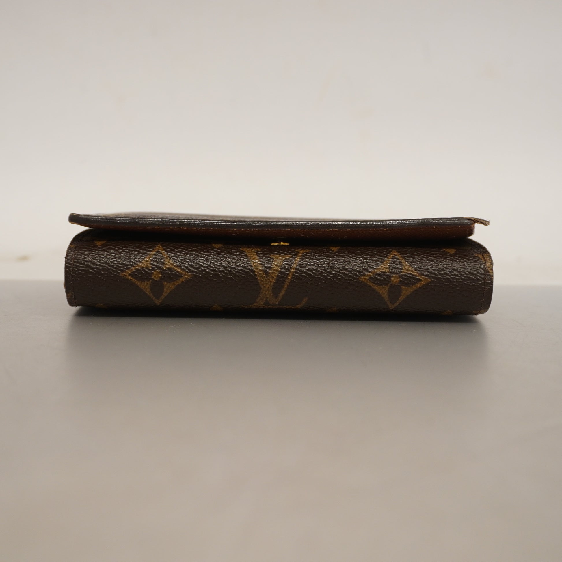 Auth Louis Vuitton Monogram Portofeuil Tresor M61736 Men,Women,Unisex Wallet