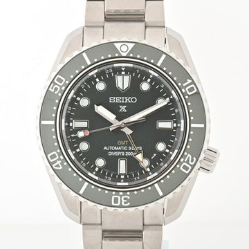 SEIKO PROSPEX Diver Scuba GMT Watch SBEJ009 6R5400D0 Green Automatic Winding E-154720