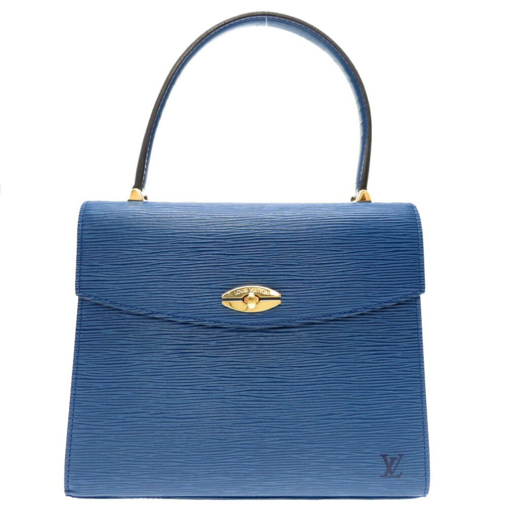 Louis Vuitton Epi Malesherbes Blue M52375 Handbag