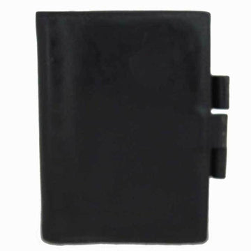 HERMES notebook cover black leather agenda women's men's