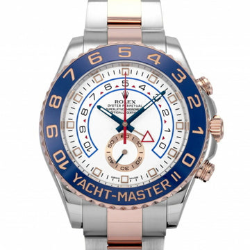 ROLEX yacht master II 116681 white dial watch men