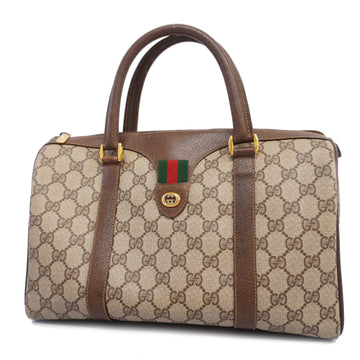 GUCCIAuth  Sherry Line Handbag 39 02 007 Women's GG Supreme Handbag Beige