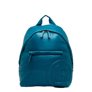 MICHAEL KORS Quilted Backpack Lagoon Blue Nylon Women's