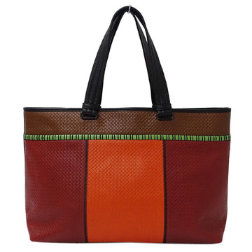 Bottega Veneta Intrecciato Women's Leather Tote Bag Brown,Orange,Red Color