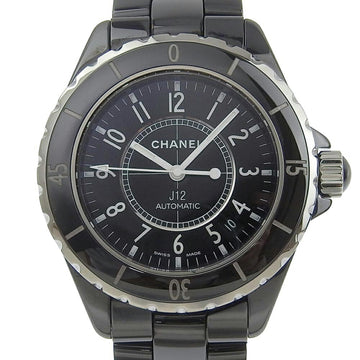CHANEL J12 Watch H0685 Ceramic Swiss Made Black Automatic Dial Men's