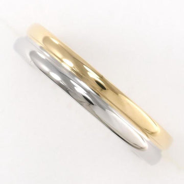 SEIKO Jewelry PT900 K18YG Ring No. 8 Total Weight Approx. 3.2g