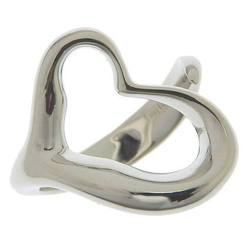 TIFFANY&Co. Open Heart Size 11.5 Ring Elsa Peretti Silver 925 Women's