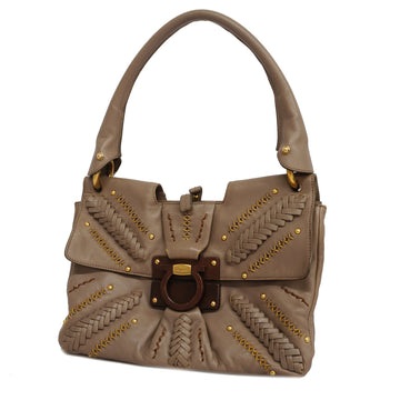 SALVATORE FERRAGAMOAuth  Gancini Tote Bag Women's Leather Handbag,Shoulder Bag