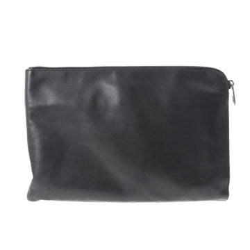 BOTTEGA VENETABOTTEGAVENETA  Intrecciato Black Men's Leather Clutch Bag