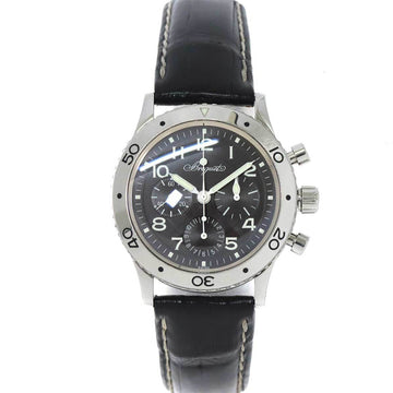BREGUET Aeronaval type XX 3800 chronograph men's watch black dial automatic self-winding Aeronavale