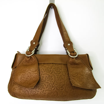 Salvatore Ferragamo Women's Leather Handbag Brown