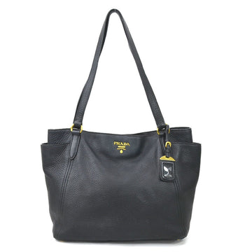 PRADA shoulder bag leather black ladies h29504g