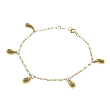 TIFFANY&Co. Teardrop Bracelet K18 Yellow Gold Ladies