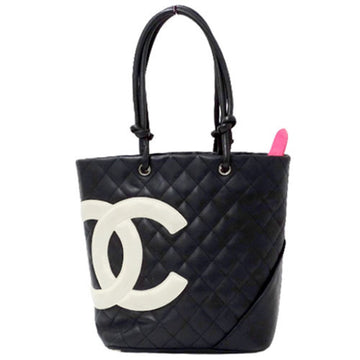 Chanel Bag Cambon Women's Medium Tote Calfskin Black