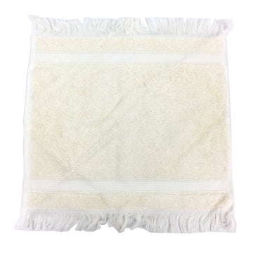 HERMES hand towel handkerchief silk blend cotton x H ivory men's women's unisex