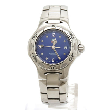 TAG HEUERWatch  Tag Kirium Date Blue Dial SS Ladies Quartz Wristwatch WL1316