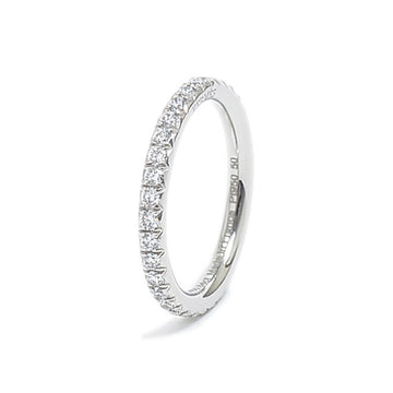 Hermes Platinum 950 Diamond Eternity Ring Carat/0.64 Platinum