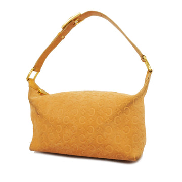 CELINEAuth  C Macadam Women's Suede Handbag Orange