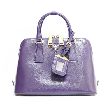 PRADA Handbag Saffiano Purple Viola Ladies