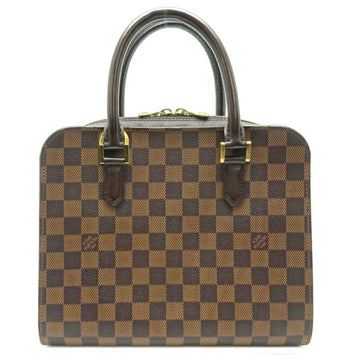 LOUIS VUITTON Triana Women's Handbag N51155[] Damier Ebene [Brown]