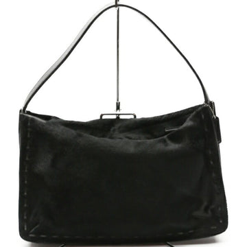 COACH Haraco One Shoulder Leather Handle 9469  Black Bag