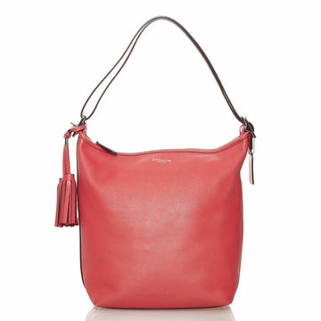 COACH shoulder bag K1275-19889 pink leather ladies