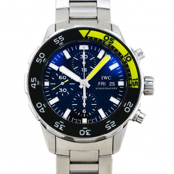 IWC Aquatimer Chronograph IW376708 Black Dial Watch Men's