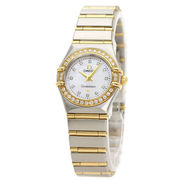 OMEGA 1267.75 Constellation Diamond Bezel Watch Stainless Steel/SSxK18YG/Diamond Ladies