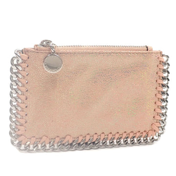 STELLA MCCARTNEY Coin Case Falabella Women's Pink Faux Leather 422364W8411 Purse Chain