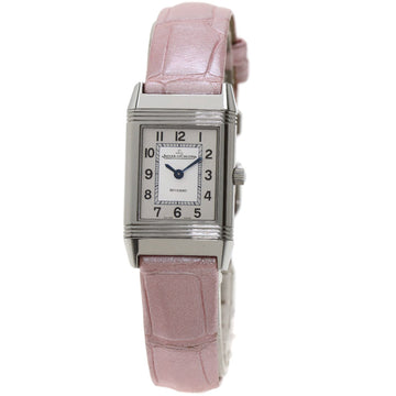Jaeger-LeCoultre 260.8.47 Reverso Lady Watch Stainless Steel Leather Ladies JAEGER-LECOULTRE