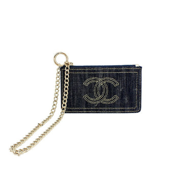 Chanel sparkling chain pouch coin case