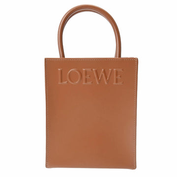 LOEWE Standard A5 Tote Tan A933S30X01 Women's Sleek Calf Handbag