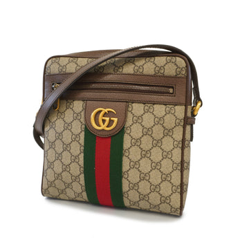 Gucci Ophidia Shoulder Bag 547926 Women's GG Supreme Shoulder Bag Beige