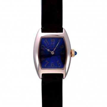 FRANCK MULLER Tonneau Curvex Petit 2500MC Blue Dial Watch Women's