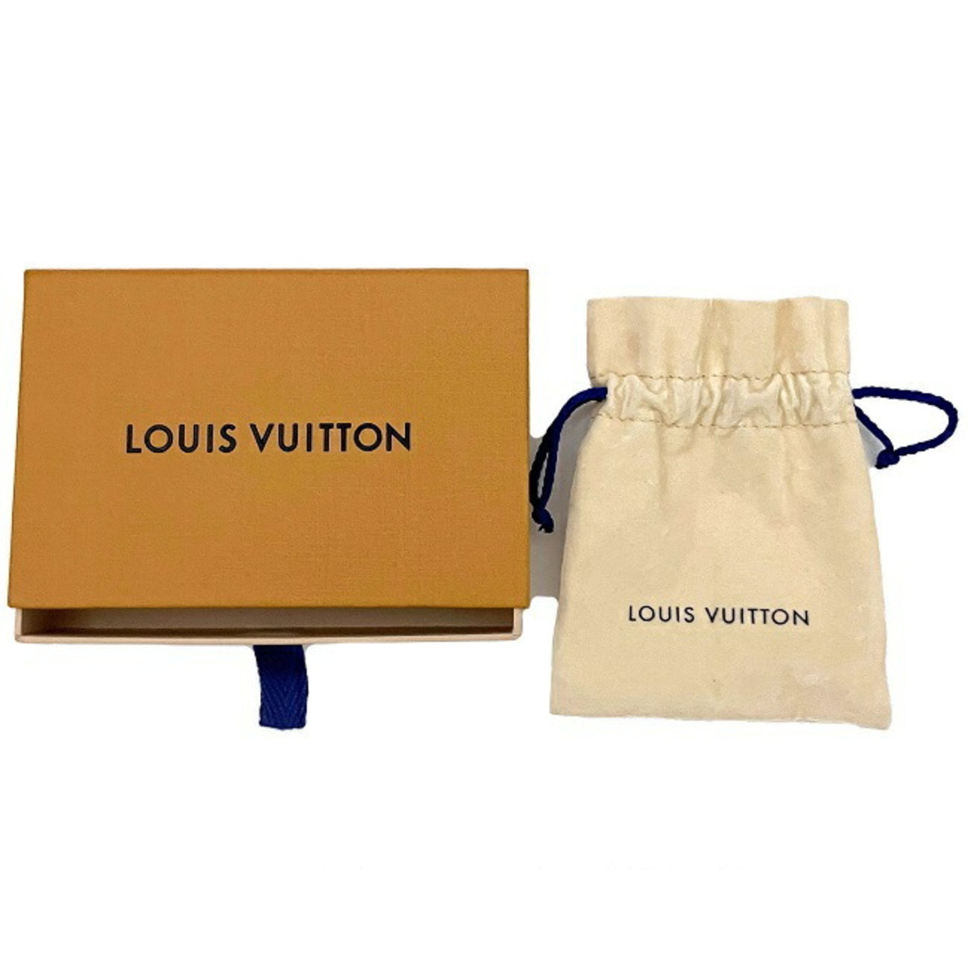 Louis Vuitton Bangle Silver Black Damier Colors M62492 US0158 LOUIS VU