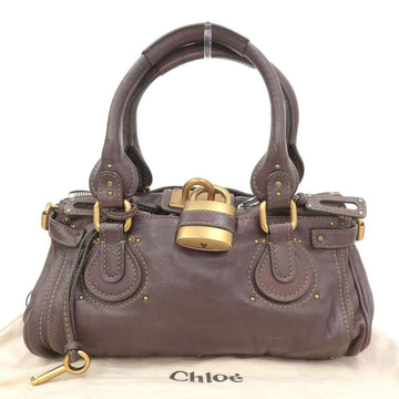CHLOE   Paddington Handbag Leather Brown