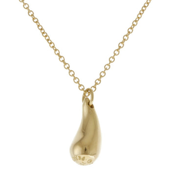 TIFFANY&Co. teardrop necklace 18k gold K18 yellow ladies