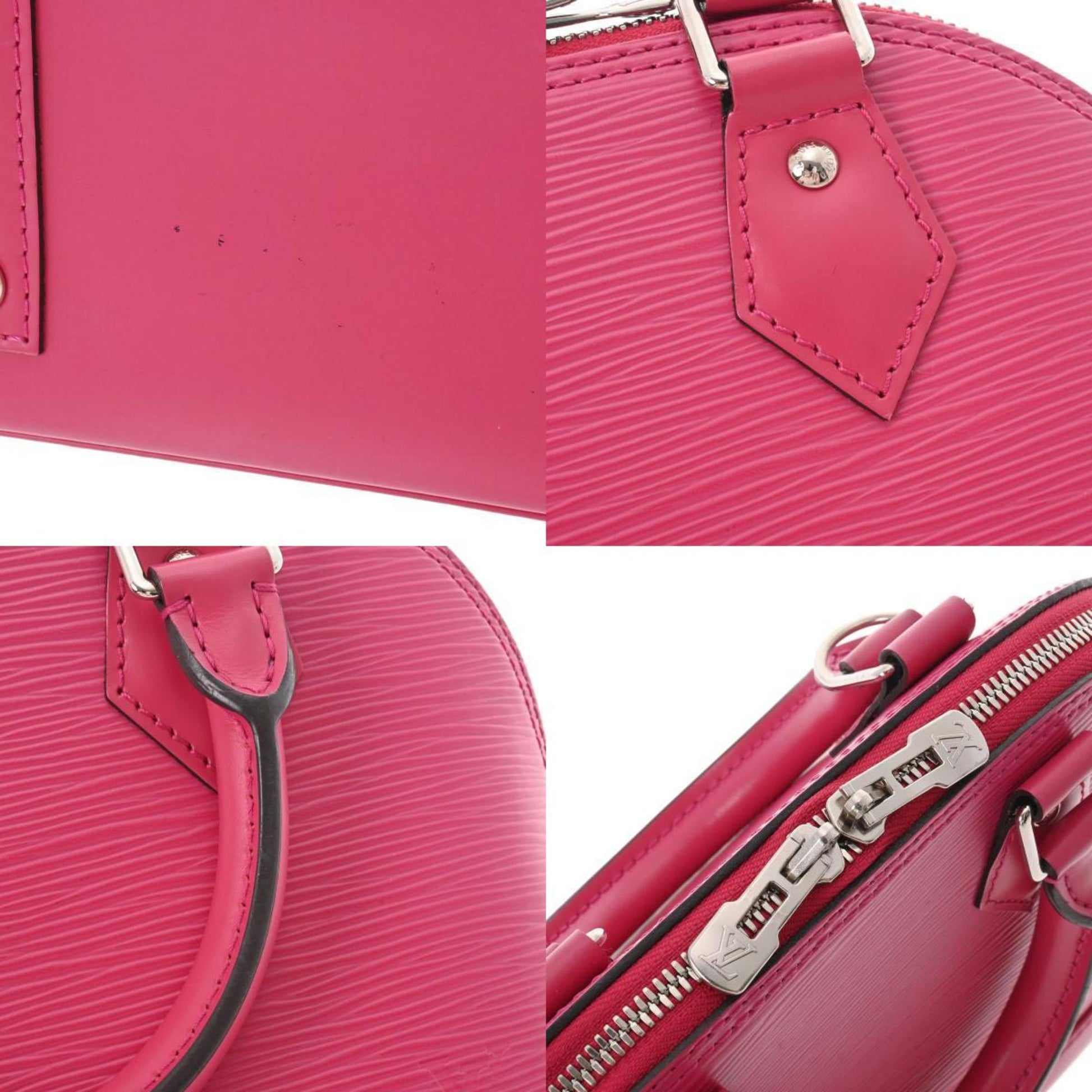 LOUIS VUITTON Louis Vuitton Epi Alma BB Hot Pink M42048 Women's