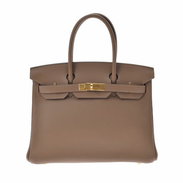 Hermes Birkin 30 Beige de Weimar Y Engraved (around 2020) Ladies Swift Handbag