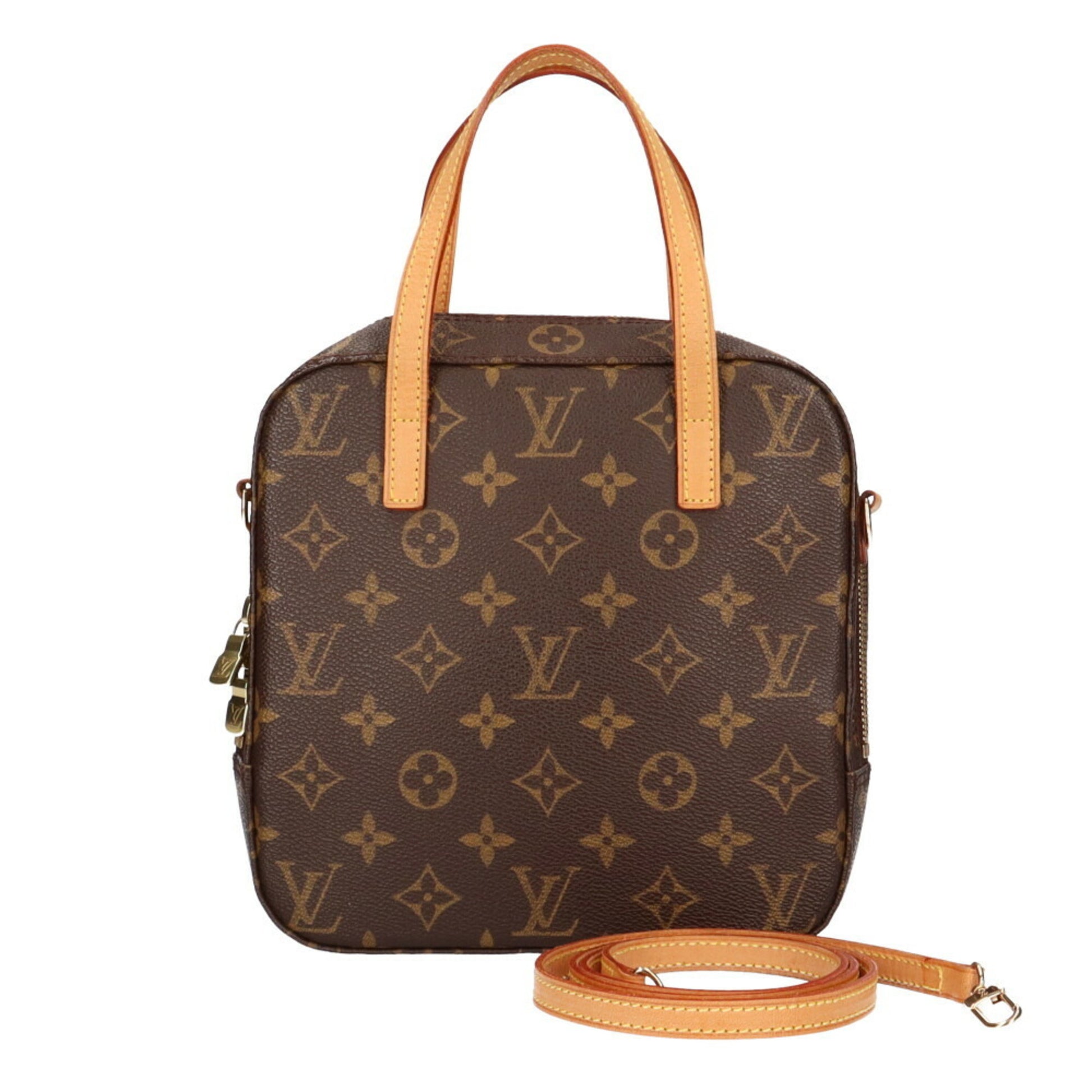 Authentic Louis Vuitton Spontini Leather Shoulder Bag Monogram