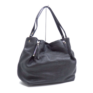 BURBERRY Tote Bag Women's Black Leather 3963638 Shoulder