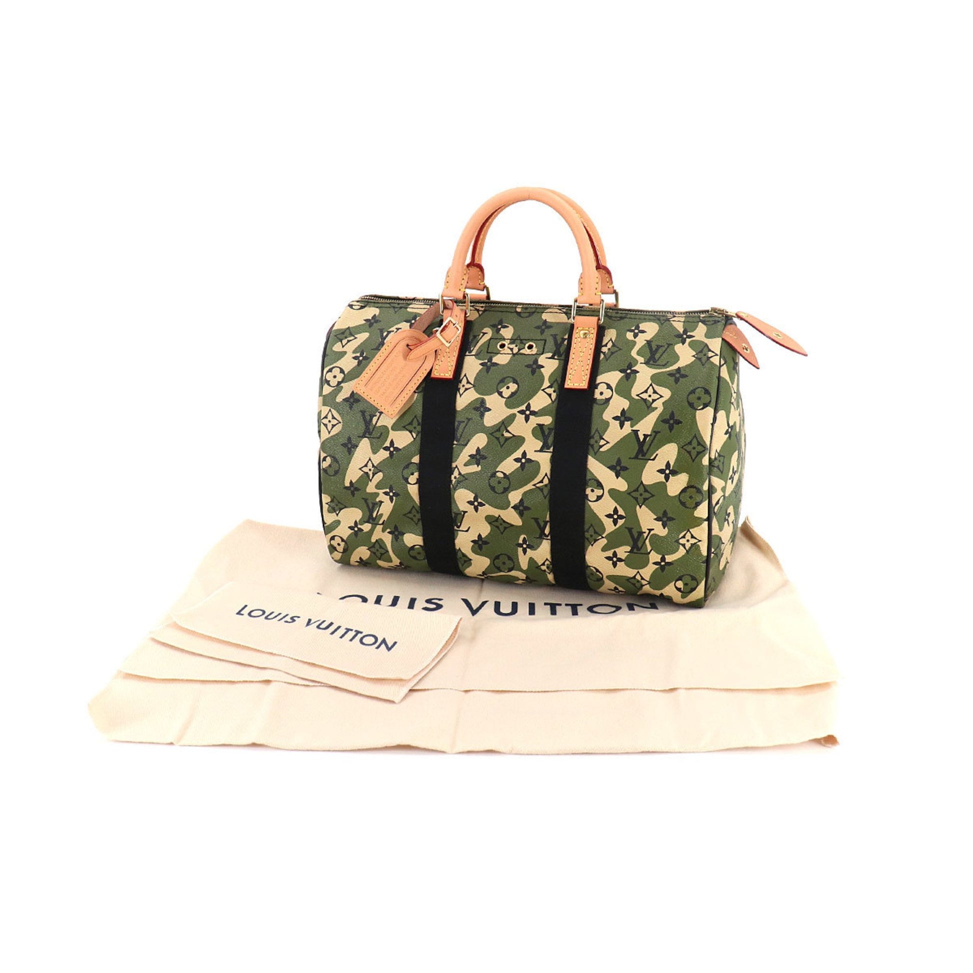 Louis Vuitton x Takashi Murakami Monogramouflage Speedy 35 - Green Handle  Bags, Handbags - LOU717829