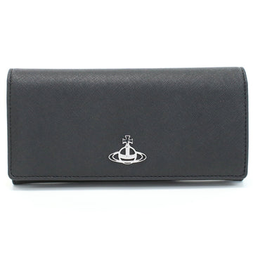 VIVIENNE WESTWOOD 51040027 Long wallet with foldable coin purse/Vegan leather BLACK Black Unisex