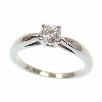 Van Cleef & Arpels Bonheur Diamond Ring Ladies Pt950 No. 11 #51 0.33ct 4.2g Platinum