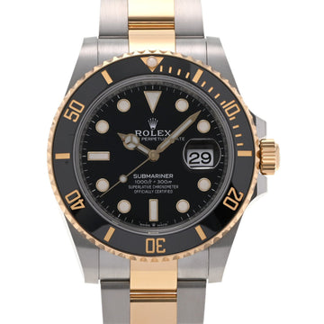 Rolex Submariner Date 126613LN Men's YG SS Watch Automatic Winding Black Dial