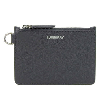 BURBERRYBURBER  leather card case coin black