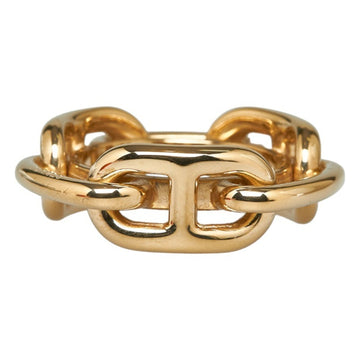 HERMES Legate Chaine d'Ancre Scarf Ring Gold Plated Women's