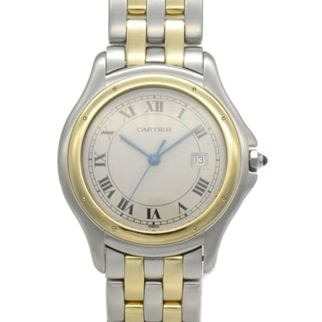 CARTIER Wrist Watch watch Wrist Watch Quartz Ivory K18 [Yellow Gold] Stainless Steel